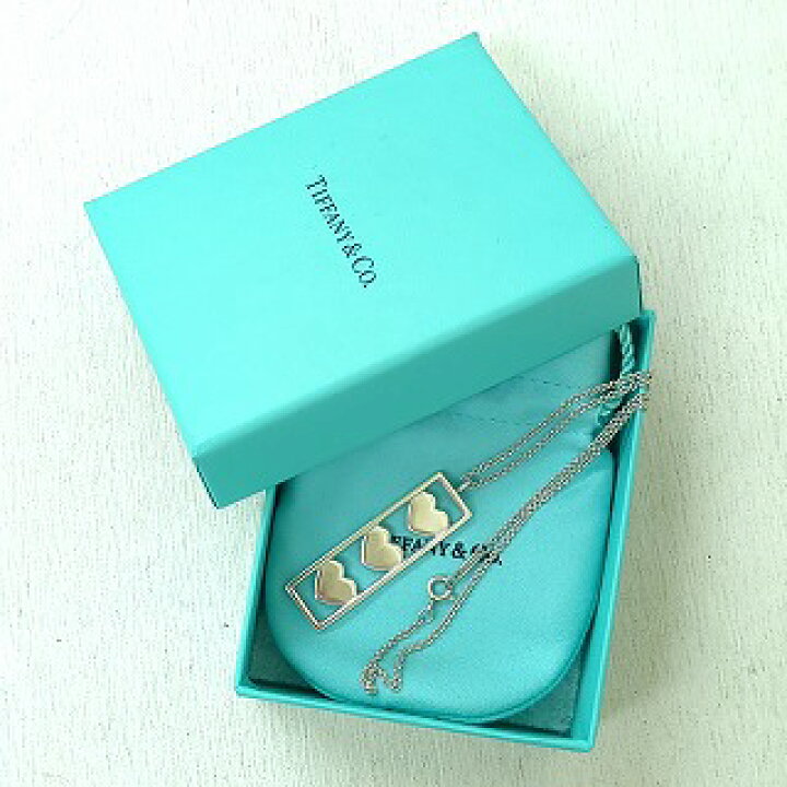 楽天市場】TIFFANY&Co. ティファニー トリプル ハート ネックレス 