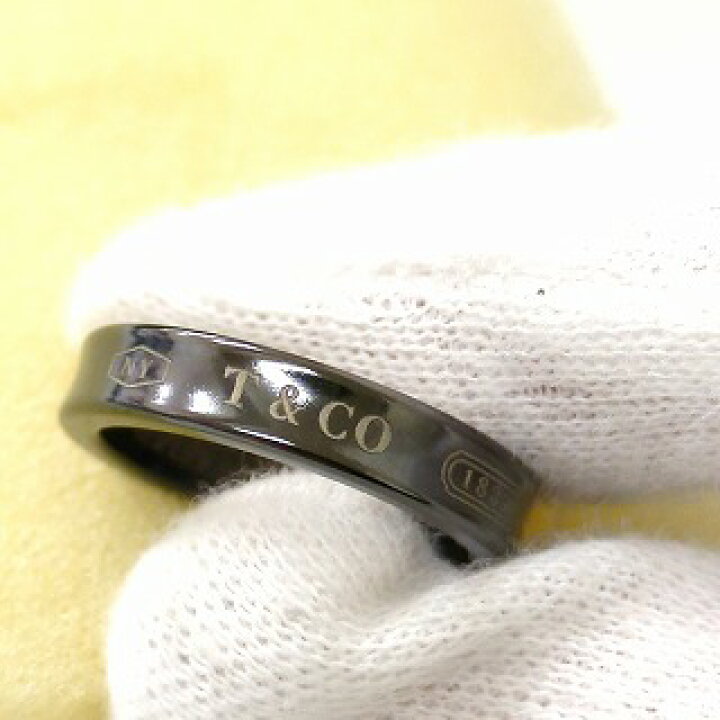 楽天市場】TIFFANY＆Co. ティファニー 1837 チタン ナロー リング 指輪 
