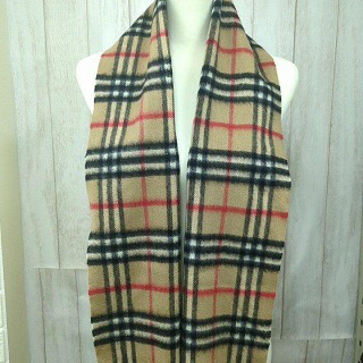 楽天市場】BURBERRY バーバリー 100% カシミヤ マフラー ノバチェック  