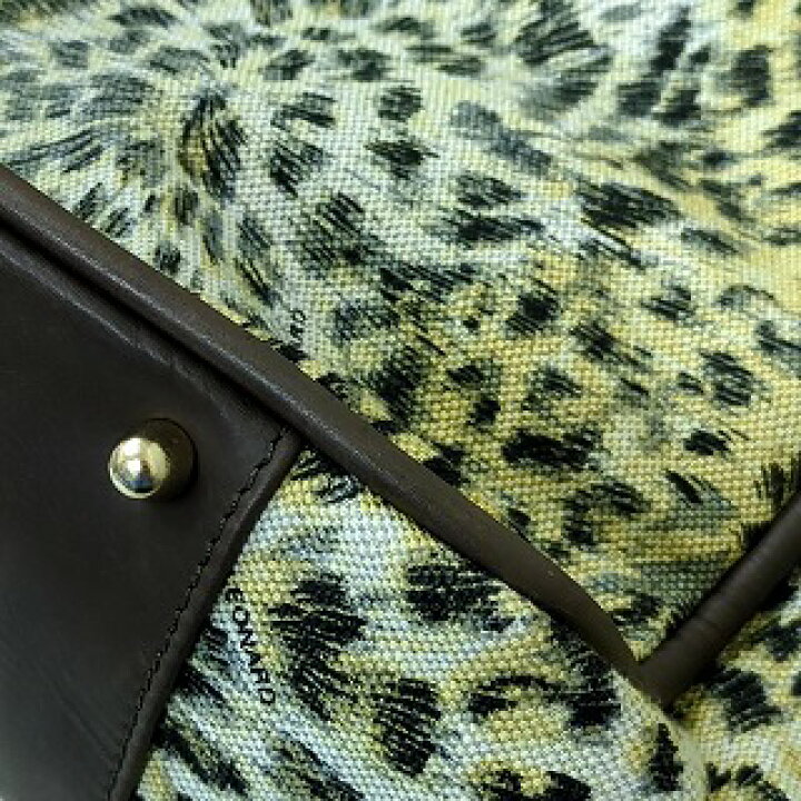 楽天市場】LEONARD レオナール キャンバス トートバッグ バッグ ヒョウ 