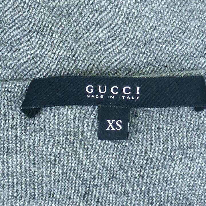 楽天市場】GUCCI グッチ Tシャツ グレー XSサイズ シェリーライン 