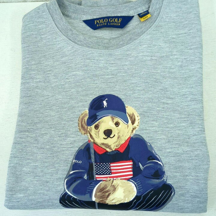 楽天市場】RALPH LAUREN ラルフローレン グレー ゴルフ ポロ ベア 