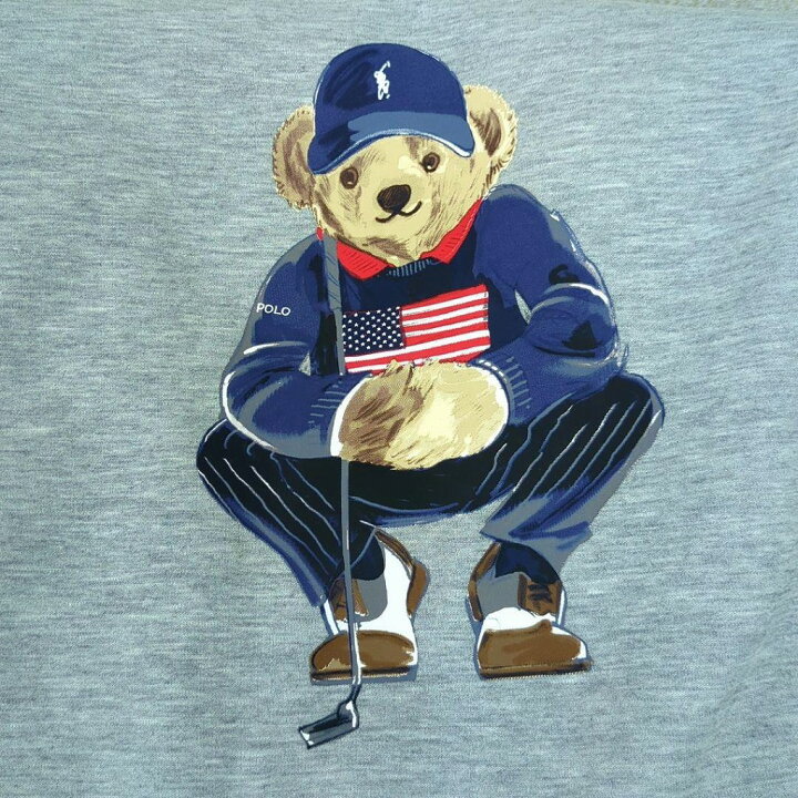 楽天市場】RALPH LAUREN ラルフローレン グレー ゴルフ ポロ ベア 