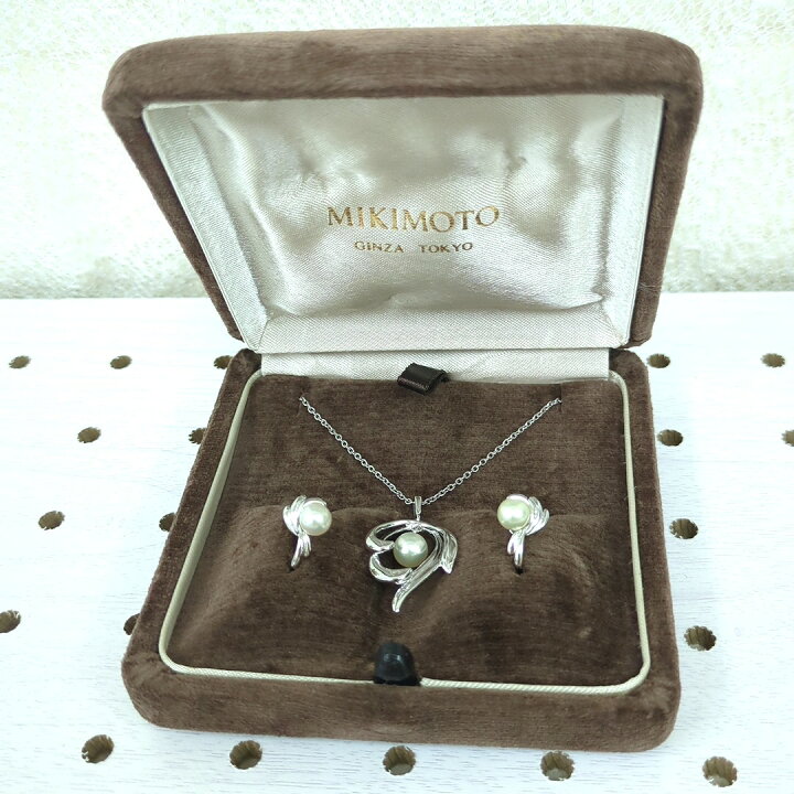 1329 ミキモトパールイヤリングSVシルバー7mm ミキモト MIKIMOTO  