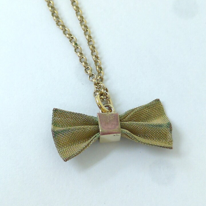 楽天市場】Chloe クロエ リボン ネックレス ゴールドカラー 