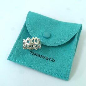 TIFFANY＆Co. ティファニー パロマピカソ ラブ & キスリング シルバー925 6～7号 アクセサリー レディース【中古】Bランク　ギフト　プレゼント