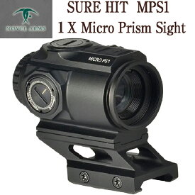 ノーベルアームズ SURE HIT MPS1（1X Micro Prism Sight） NOVEL ARMS 新商品 プリズムサイト ナイトビジョン ライザーブレード 自動消灯 小型 軽量 送料無料