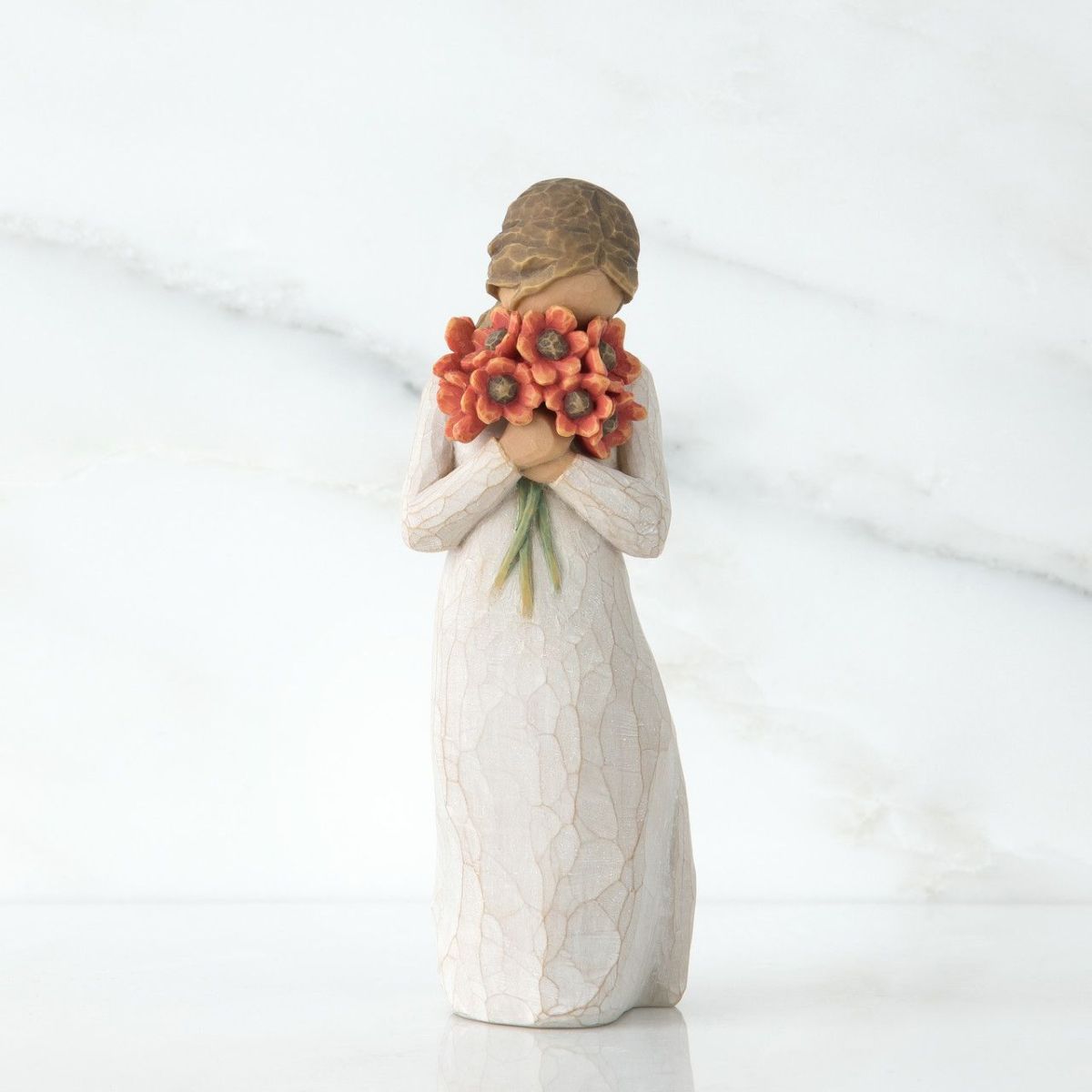 楽天市場】 ウィローツリー彫像 愛に包まれる | 花 花束 ポピー 赤