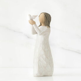 ウィローツリー彫像 Soar 飛んでいって 13cm 小鳥 少女 | おしゃれ 置物 彫刻 大人向け フィギュア 人形 インテリア スーザン・ローディ Willow Tree 正規輸入品
