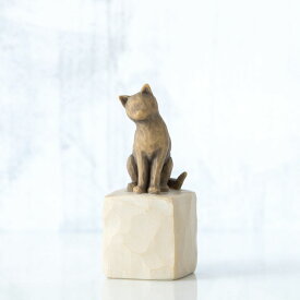 ウィローツリー彫像 Love my Cat(dark) 私の愛猫 7cm ネコ | おしゃれ 置物 彫刻 大人向け フィギュア 人形 インテリア スーザン・ローディ Willow Tree 正規輸入品