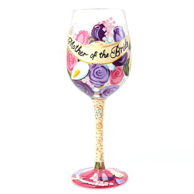 Lolita ワイングラス MOTHER OF THE BRIDE 22.7cm | かわいい おしゃれ ポップ モダン デザイン食器 アート ロリータ・ヤンシー 正規輸入品