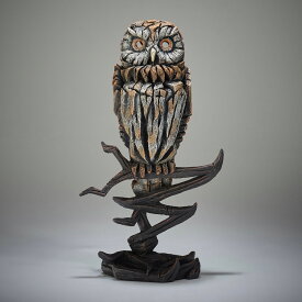 Edge Owl Small 幅18.1x奥行11.6x32.2(cm) | 彫刻 置物 オブジェ フィギュア 動物 大きい リアル アート マット・バックリー 正規輸入品
