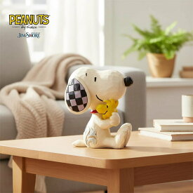 スヌーピー ウッドストック ハグ ミニ 6.7cm | ジムショア ピーナッツ グッズ フィギュア 人形 置物 彫刻 Jim Shore 正規輸入品