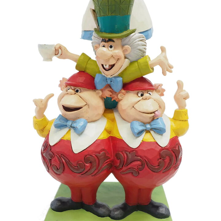 楽天市場 不思議の国のアリス キャラクタータワー 27 4cm チェシャ猫 マッドハッター Alice In Wonderland Stacked ジム ショア ディズニー トラディションズ トラディション Jim Shore 正規輸入品 ウィローツリー専門店ドナティオ