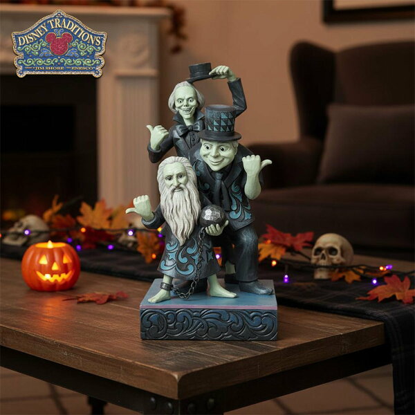 ヒッチハイク ゴースト 23.5cm ハロウィン ホーンテッドマンション | ディズニー トラディションズ ジムショア グッズ フィギュア 人形 置物 彫刻 Jim Shore 正規輸入品