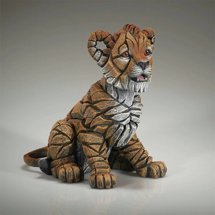 楽天市場】Edge Lion Cub 幅22.9x奥行14.5x21.8(cm) 仔ライオン 