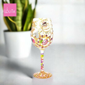 Lolita ワイングラス Queen For A Day 22.4cm 一日女王様 | かわいい おしゃれ ポップ モダン デザイン食器 アート ロリータ・ヤンシー 正規輸入品