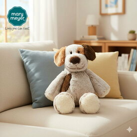 メリーマイヤー マシュマロジュニア パピー 16cm | ぬいぐるみ ふわふわ 柔らかい マシュマロ ズー 動物 どうぶつ ファーストトイ ベビー 赤ちゃん こども Mary Meyer Marshmallow Zoo 正規輸入品