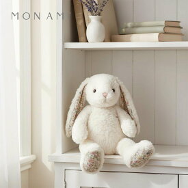 フェイス クリームフローラルバニー L 33cm ウサギ | モナミ ぬいぐるみ 雑貨 アート デザイン かわいい ファーストトイ ギフト プレゼント Mon Ami 正規輸入品