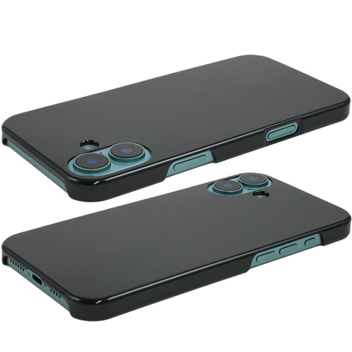 楽天市場】【 iPhone 16 Plus用 ブラック ハードケース 黒