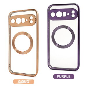 Google Pixel 10 Pro XL ���^���o���p�[ �N���A�\�t�g�P�[�X MagSafe�EPixelsnap�Ή� �������� �N���A�P�[�X ���� �X�g���b�v�z�[���t�� �J�o�[ �O�[�O�� �s�N�Z�� �e�� �v�� 10�v��xl �X�g���b�v�� �o�b