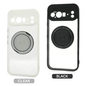 Google Pixel 10 Pro XL �p MagSafe�EPixelsnap�Ή� �X�^���h�@�\�t�� �o���p�[�P�[�X �������� �N���A�P�[�X ���� �X�g���b�v�z�[���t�� �J�o�[ �O�[�O�� �s�N�Z�� �e�� �v�� 10�v��xl �o�b�N�J�o�[ �}�O