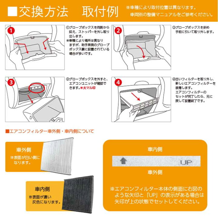 楽天市場】WEA10 新品 スバル・トヨタ エアコンフィルター 活性炭入り 