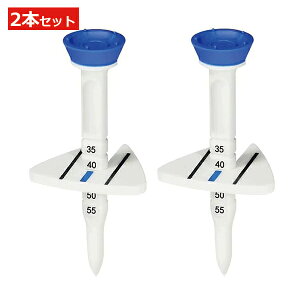 WZ15S-2-bl 2本セット ブルー レビュー投稿でメール便送料無料 ゴルフティー コントロールティー 飛距離 ティー ドライバー ティーアップ 練習 初心者 紛失防止 エイミング コース ゴルフ まっ
