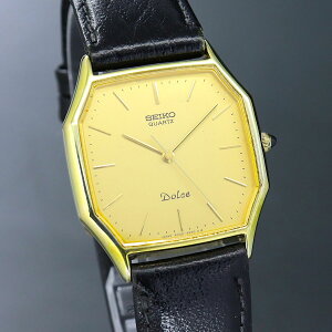 【稼働】セイコー ドルチェ 6030-5500 クォーツ メンズ 腕時計