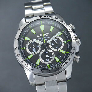 【稼働】セイコー 6T63-00D0 クロノグラフ ストップウォッチ メンズ 腕時計 箱付き