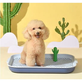犬 トイレトレー 犬 トイレ ワイド 保護掃除が簡単 ペットトイレ トレーニングトイレ メッシュトレ メッシュトレー 犬トイレトレー 柱付き 訓練しやすい 送料無料