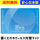 5583【送料無料 即日出荷】【日本製】ウイルスシャットアウトマット クリンフット こんな時だから置くだけ空間除菌 ウィルス対策