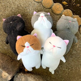 ぼうみたいなねこ ぬいぐるみ 猫 Lサイズ内藤デザイン研究所 へそ天 送料別 子猫 動物 どうぶつ かわいい キッズ 誕生日 プレゼント 女の子 男の子 おもちゃ ギフト 毛質