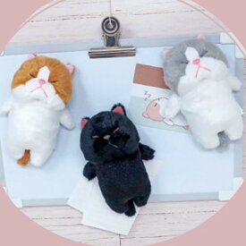 ぼうみたいなねこ くっつくマグネット 内藤デザイン研究所 ぬいぐるみ やわらかい ぼうねこ 猫 ネコ キャット 動物 ギフト 子供 プレゼント