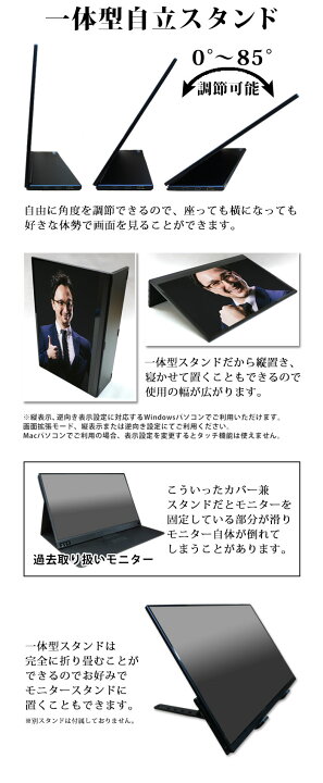 楽天市場】【ポイント5倍】WINTEN モバイルモニター 15.6インチ タッチ  