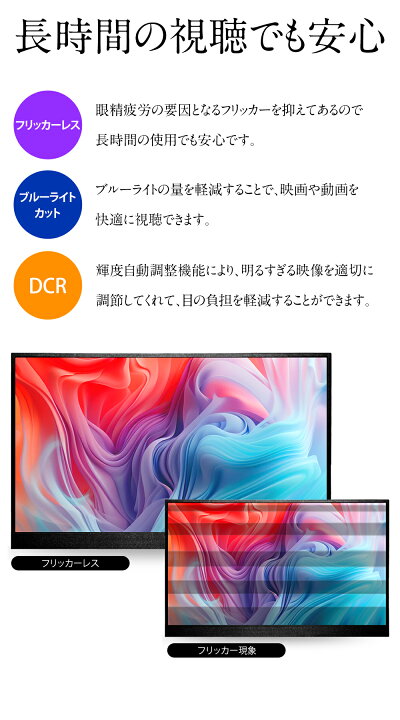 楽天市場】WINTEN モバイルモニター ゲーミング モニター 18.5インチ 