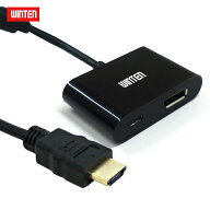 【セール期間中 P5倍】WINTEN HDMI DisplayPort 変換アダプター 4K@60Hz 高解像度 WT-CHD02-BK 変換 コネ…