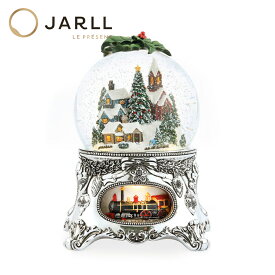 【期間限定 P10倍】【JARLL】スノードーム クリスマス ツリー オルゴール (ぜんまい式) 回転式 スノーグローブ イルミネーション オーナメント 贈り物 置物 GG-56058 6210