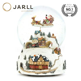 スノードーム クリスマス【安心保証 送料無料 代引き無料】JARLL GG-HX0303 オルゴール (ぜんまい式) 回転式 スノーグローブ スノー ドーム イルミネーション プレゼント 結婚 祝い 贈り物 置物 飾り おしゃれ 5429