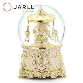 【期間限定 P10倍】【JARLL】スノードーム クリスマス オルゴール (ぜんまい式) 回転式 スノーグローブ イルミネーション オーナメント 贈り物 置物 PA1912 AT520 5540