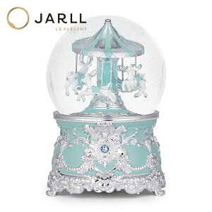 【マラソンポイント10倍】スノードーム ヘラジカ メリーゴーランド プレゼント【安心保証 送料無料 代引無料】JARLL QO21070 オルゴール (ぜんまい式) 回転式 冬 雪 スノーグローブ イルミネー