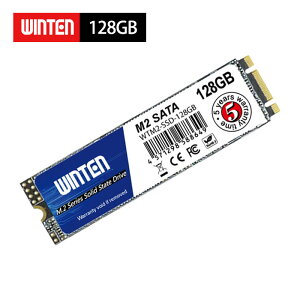 WINTEN SSD M.2 128GBy5Nۏ zWTM2-SSD-128GB M.2 2280 SATA 3D NANDtbV Жʎ B&M Key G[@\ ȓd Ռɋ ^SSD ܍ 6173