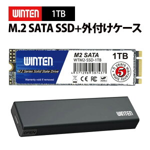 WINTEN SSD M.2 1TB OtP[X Zbgy5Nۏ hCo[tzM.2 2280 SATA 3D NANDtbV ő]x530MB/s Жʎ B&M Key {pbP[W  ۏ؏t G[@\ ȓd 
