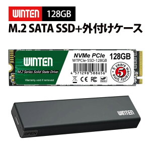 WINTEN SSD M.2 128GB oNi OtP[XZbgy5Nۏ؁zNVMe PCIe Gen3x4 M.2 2280 3D NANDtbV ő]x1600MB/s Жʎ M Key G[@\ ȓd Ռɋ m2 ^SSD ܍ WTPC