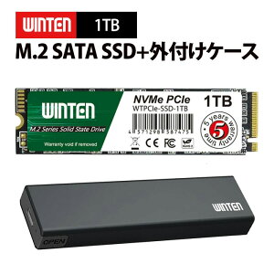 WINTEN SSD M.2 1TB OtP[XZbgy5Nۏ hCo[tzNVMe PCIe Gen3x4 M.2 2280 3D NANDtbV ő]x3100MB/s Жʎ M Key {pbP[W  ۏ؏t G[@\ 