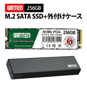 WINTEN SSD M.2 256GB OtP[XZbgy5Nۏ hCo[tzNVMe PCIe Gen3x4 M.2 2280 3D NANDtbV ő]x2000MB/s Жʎ M Key {pbP[W  ۏ؏t G[@\
