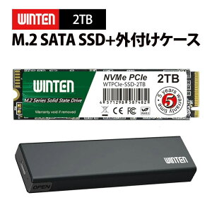 WINTEN SSD M.2 NVMe 2TB 1TB 512GB 256GB 128GB OtP[XZbgy5Nۏ؁zNVMe PCIe Gen3x4 M.2 2280 3D NANDtbV ő]x1600MB/s Жʎ M Key G[@\ ȓd Ռɋ ^SSD 