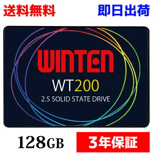 WINTEN SSD 128GB 3Nۏ SATA3 6Gbps 3D NANDtbV ő]x520MB/s fXNgbvp\R m[gp\R PS4mF 2.5C` G[@\ ȓd Ռɋ 2.5inch ^SSD WT200-S