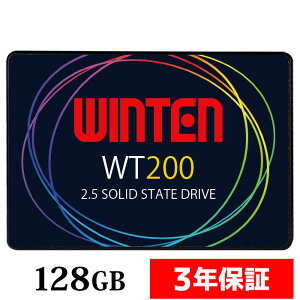 WINTEN SSD 128GB 3Nۏ SATA3 6Gbps 3D NANDtbV ő]x520MB/s fXNgbvp\R m[gp\R PS4mF 2.5C` G[@\ ȓd Ռɋ 2.5inch ^SSD WT200-S
