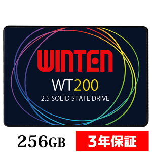 WINTEN SSD 256GB 3Nۏ SATA3 6Gbps 3D NANDtbV ő]x520MB/s fXNgbvp\R m[gp\R PS4mF 2.5C` G[@\ ȓd Ռɋ 2.5inch ^SSD WT200-S